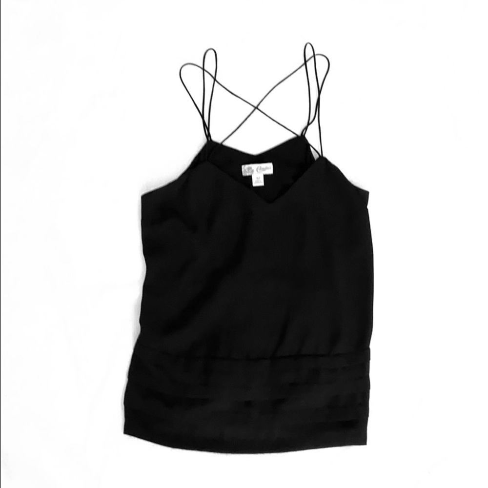 Black tank top